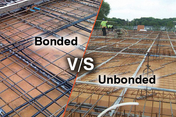 Unbonded နှင့် Bonded Post-Tensioning System အကြား ကွာခြားချက်